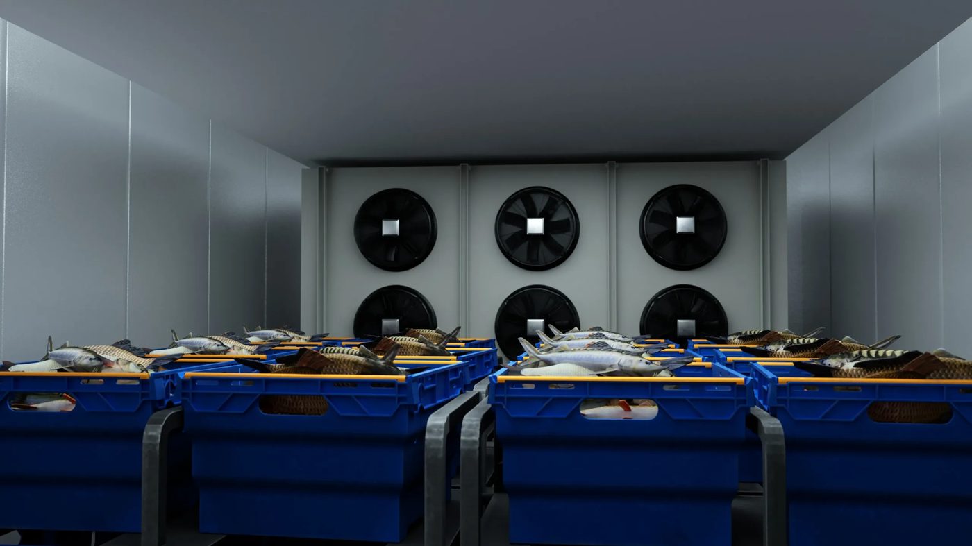 Blast freezer installation